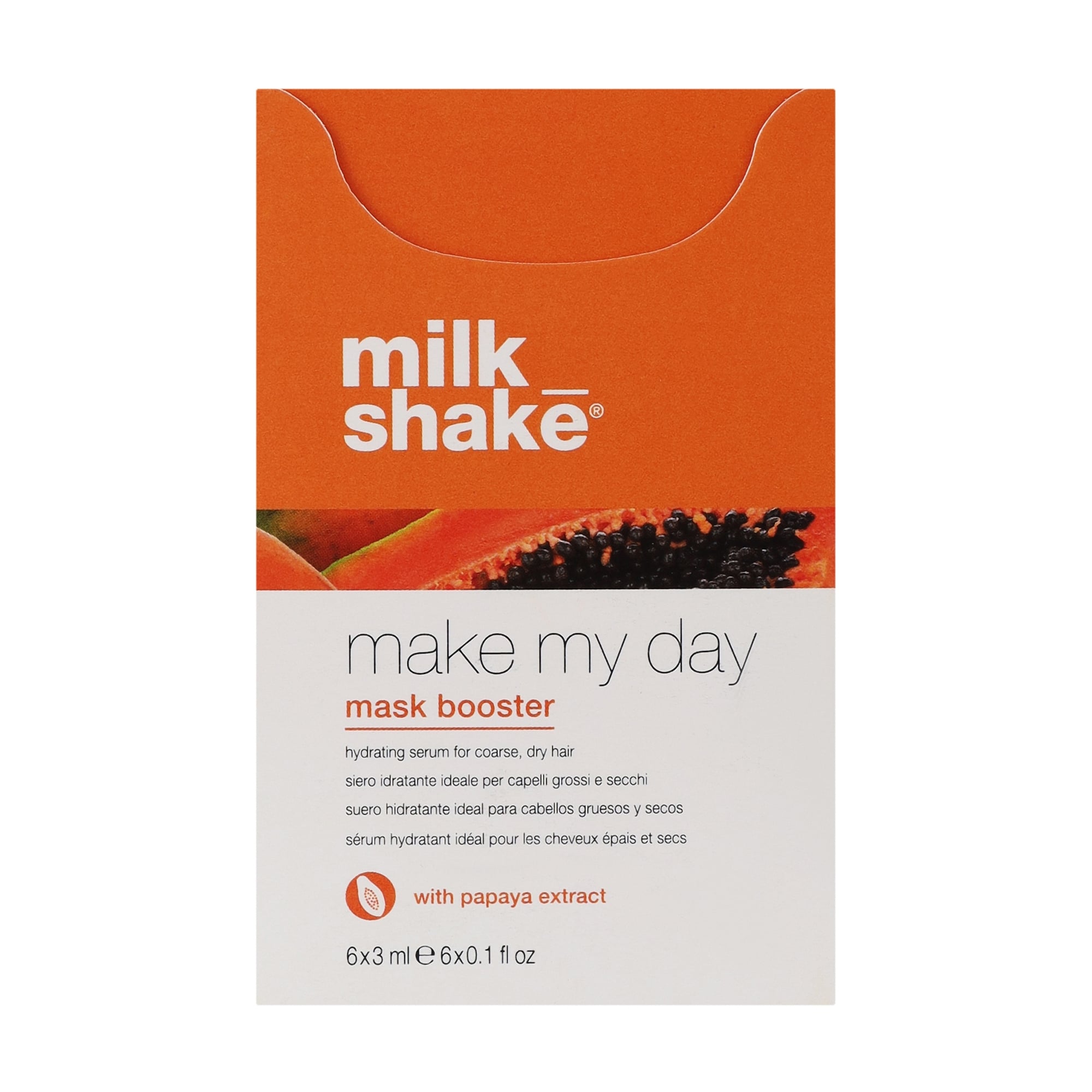 Бустер для волосся milk_shake Make My Day Mask Booster Papaya, 6*3 мл